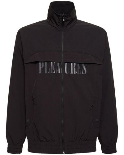 PUMA Pleasures Logo Track Jacket - Black