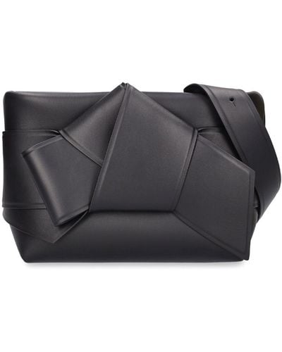 Acne Studios Musubi Leather Shoulder Bag - Grey
