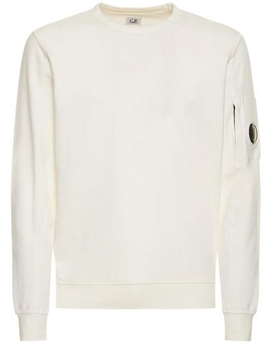 C.P. Company Sweatshirt Aus Baumwolle - Weiß