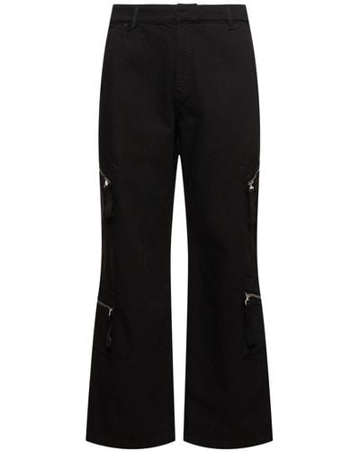 Jacquemus Pantalones de algodón - Negro