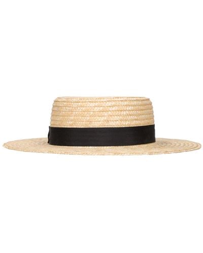Lack of Color The Spencer Boater Straw Hat - Multicolor