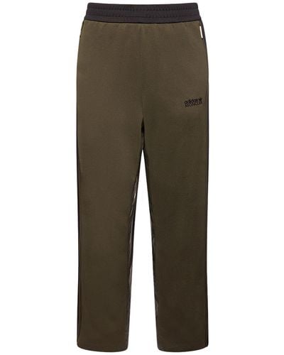 Moncler Genius Pantalon en tissu technique moncler x adidas - Vert