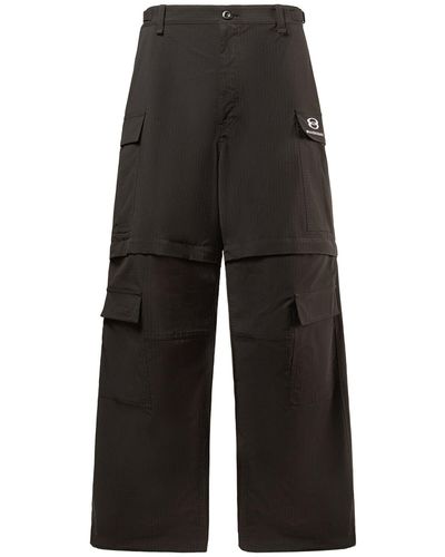 Balenciaga Light Tech Cargo Trousers - Black