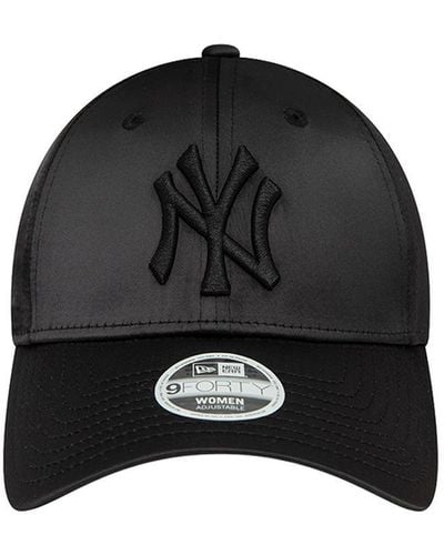 KTZ New York Yankees Female Satin 9forty キャップ - ブラック