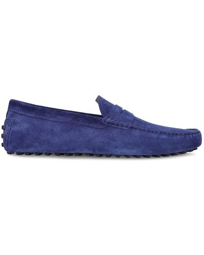 Tod's Mocassins en daim new - Bleu