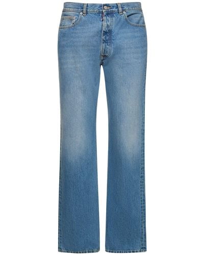 Maison Margiela Regular Cotton Denim Jeans - Blue