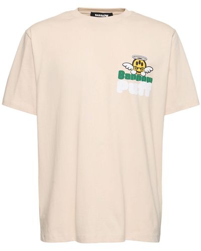 Barrow T-shirt puff con stampa - Neutro