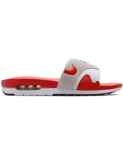 Nike Air Max 1 Slide Sandals - Red