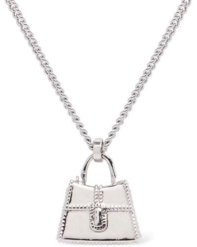 Marc Jacobs St Marc Cubic Zirconia Pendant Necklace - Natural