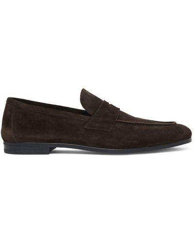Tom Ford Sean Penny Loafers - Brown