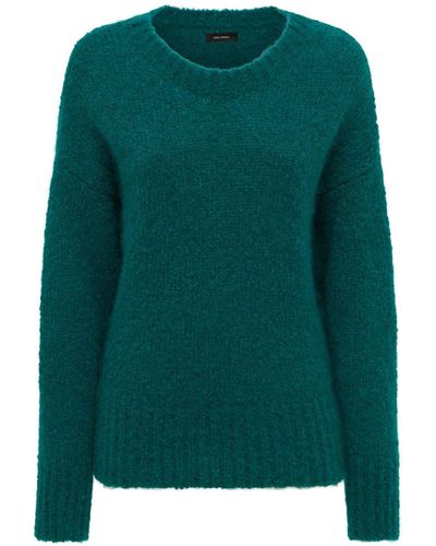 Isabel Marant Estelle Knit Mohair Blend Sweater - Green