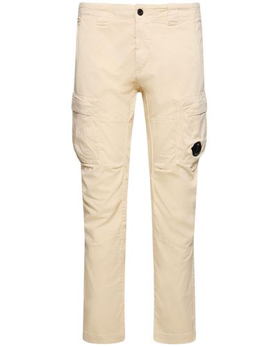 C.P. Company Pantalones cargo de satén stretch - Neutro