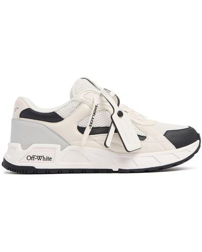 Off-White c/o Virgil Abloh Ledersneakers "kick Off" - Weiß