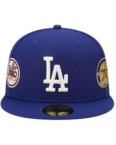 KTZ 59fifty La Dodgers Woven Baseball Cap - Blue