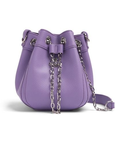 Vivienne Westwood Small Chrissy Faux Leather Bucket Bag - Purple