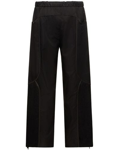 J.L-A.L Pantalones de viscosa - Negro