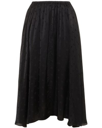 Balenciaga Falda de viscosa - Negro
