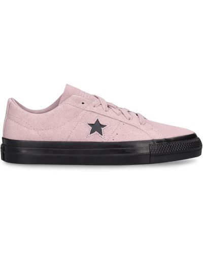 Converse One Star Pro Classic Trainers - Pink