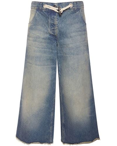 Moncler Genius Moncler X Palm Angels Cotton Jeans - Blue