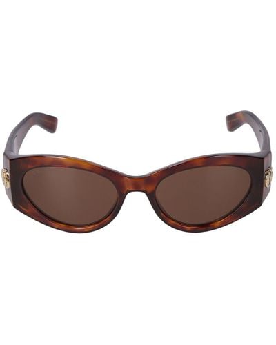 Gucci Katzenaugen-sonnenbrille Aus Acetat "gg1401s" - Braun