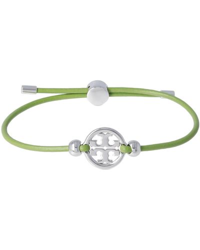 Tory Burch Brazalete de piel - Verde