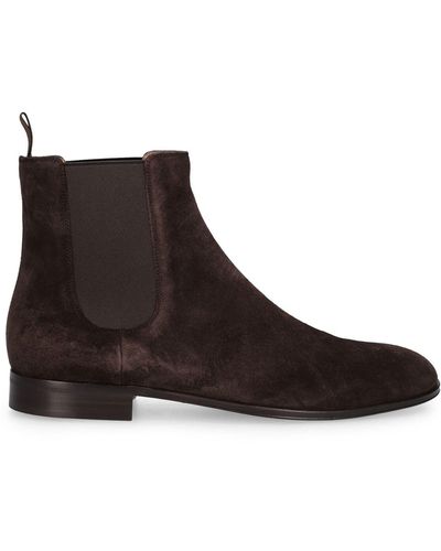 Gianvito Rossi Alain Suede Chelsea Boots - Brown