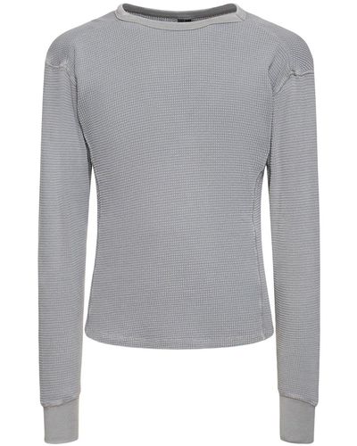 Entire studios Rhino Thermal Long Sleeve T-Shirt - Gray