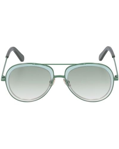 Zimmermann Gafas de sol aviador de metal - Verde