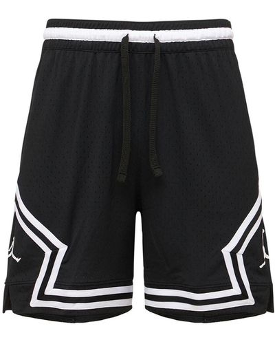 Nike Shorts Aus Mesh "jordan" - Schwarz