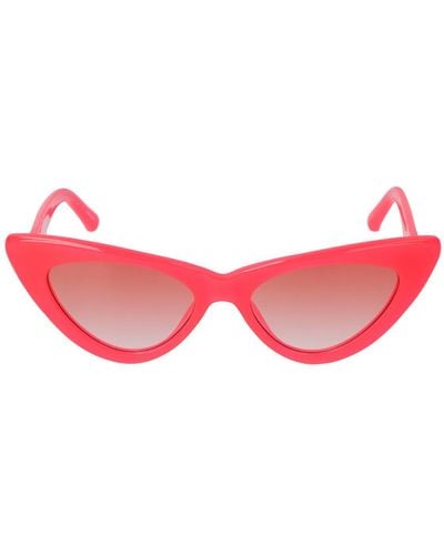 The Attico Dora Cat-Eye Acetate Sunglasses - Pink