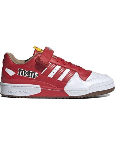 adidas Originals M&m's Forum Low Sneakers - Red