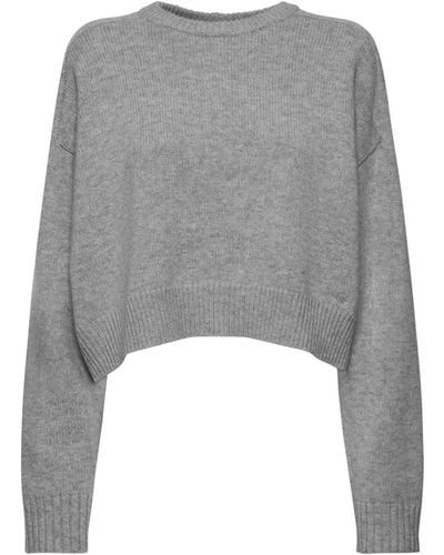 Loulou Studio Sweater Aus Wolle Und Kaschmir "bruzzi" - Grau