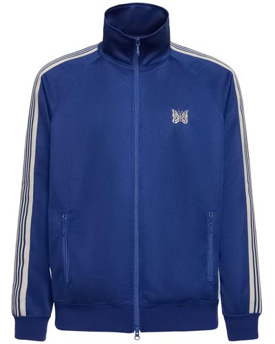 Needles Giacca in poly con logo - Blu