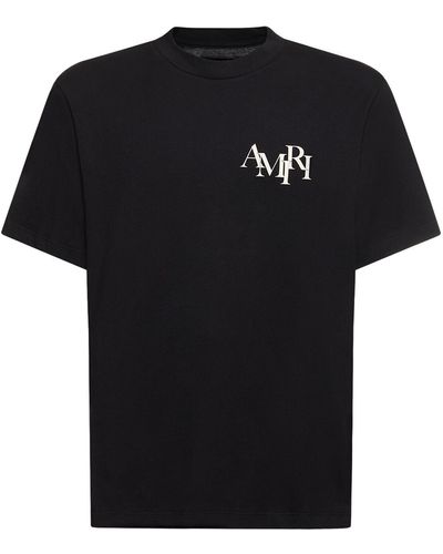 Amiri ロゴプリント Tシャツ - ブラック