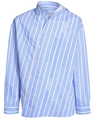 Jacquemus Camisa de seda - Azul