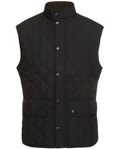 Barbour Lowerdale Quilted Cotton Vest - Black