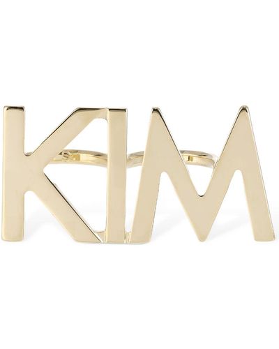 Dolce & Gabbana Anello doppio Kim KIM DOLCE&GABBANA - Metallizzato