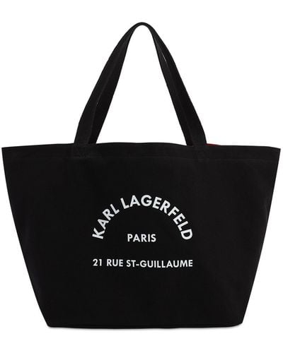Karl Lagerfeld 'Rue St-Guillaume' Shopper - Schwarz