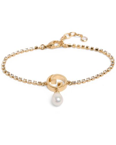 Gucci Blondie Brass Bracelet - White