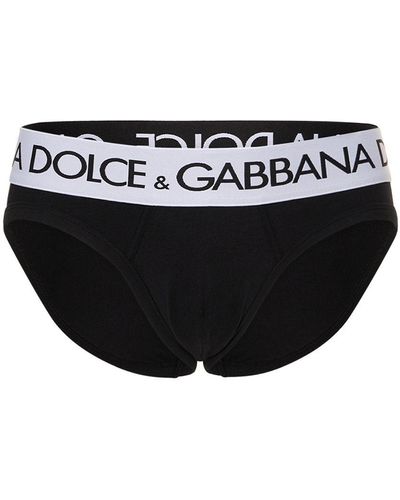 Dolce & Gabbana コットンブリーフ - ブラック