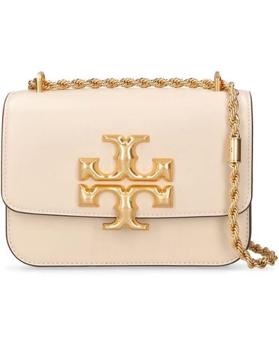 Tory Burch Small Eleanor Leather Shoulder Bag - Natural
