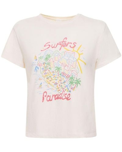 RE/DONE Surfers Paradise Classic Cotton T-shirt - Pink