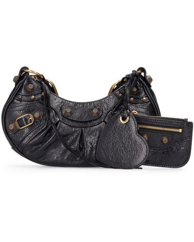 Balenciaga Xs Le Cagole Bag W/ Aged Hardware - Black