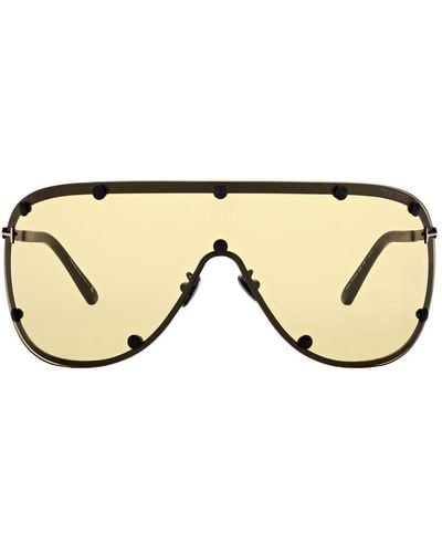 Tom Ford Pilotensonnenbrille Aus Metall "kyler" - Natur