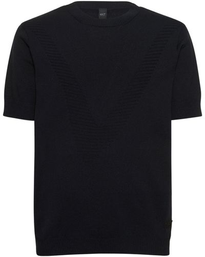ALPHATAURI Seamless 3d Knit T-shirt - Black