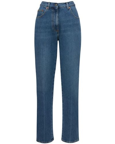 Gucci Denim Eco Bleached Straight Jeans - Blue