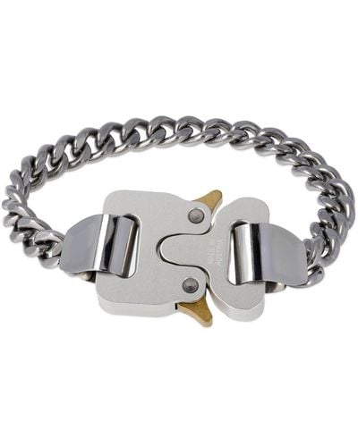 1017 ALYX 9SM Bracelet chaîne avec boucle - Métallisé
