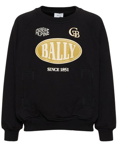 Bally Logo Crewneck Sweatshirt - Black
