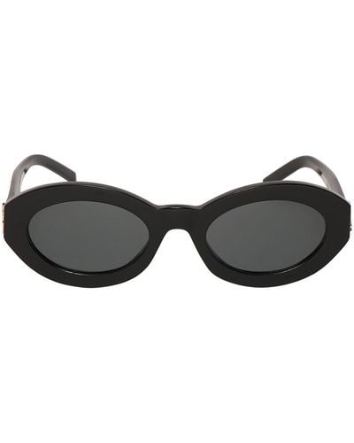 Saint Laurent Sl M136 S Monogram Acetate Sunglasses - Black