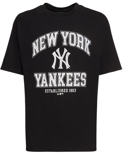 KTZ Ny Yankees コットンtシャツ - ブラック